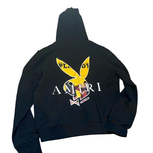 新品同様 AMIRI PLAYBOY COVER BUNNY HOODIE M AMIRI Playboy Bunny Cover Hoodie